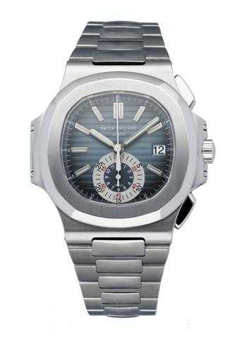 Patek Philippe Nautilus 5980 Stainless Steel Blue Nautilus Men's Watch Box & Papers Saudi Arabia