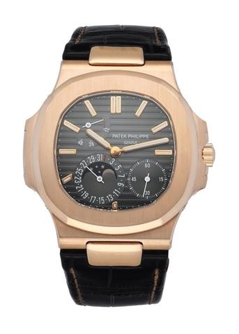Patek Philippe Nautilus 5712R Moonphase 18K Rose Gold Men's Watch Box & Papers Saudi Arabia