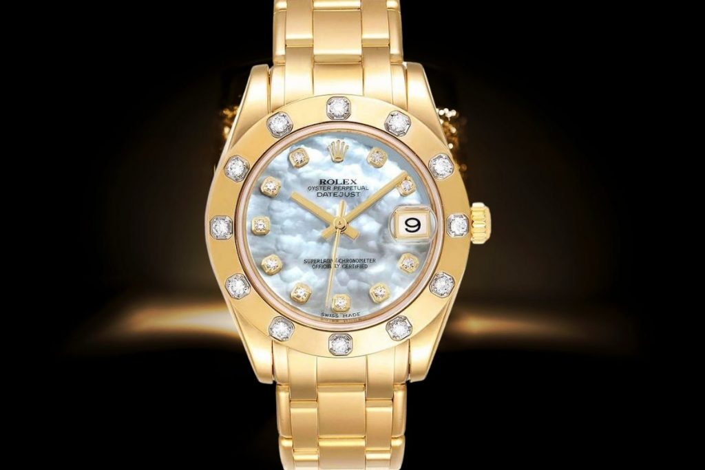 Rolex Pearlmaster 34 Gold and Diamonds