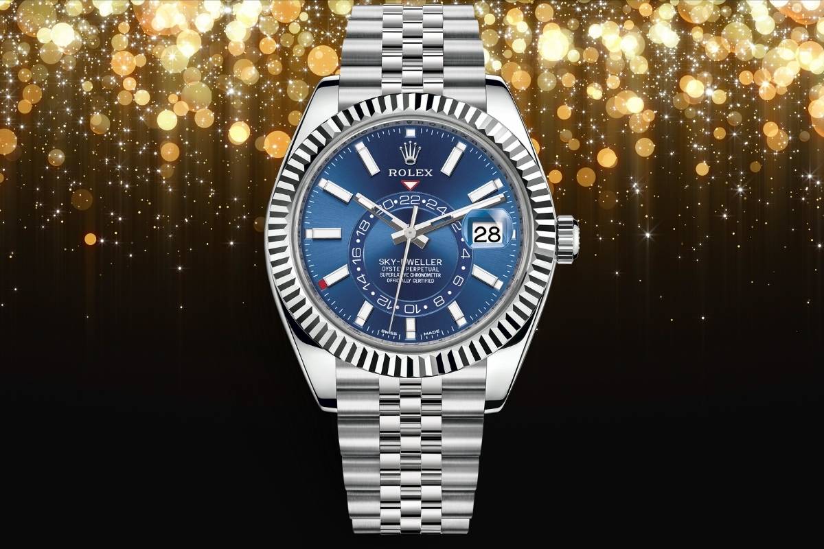 Rolex Sky Dweller Blue Dial Jubilee Bracelet