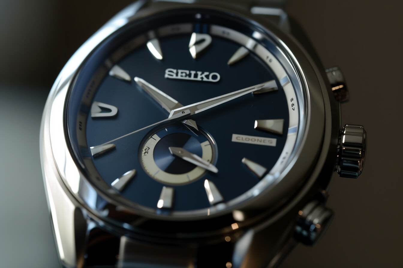 ساعة Seiko العصرية ذات الحركة الحركية