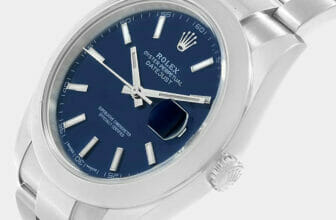 Blue Rolex Datejust 126300 Men's Watch