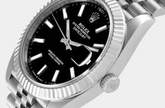 Rolex 18k White Gold & Steel Men's Datejust 41mm Watch