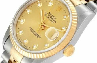 Rolex Champagne Diamonds Datejust 16233 Wristwatch 36mm