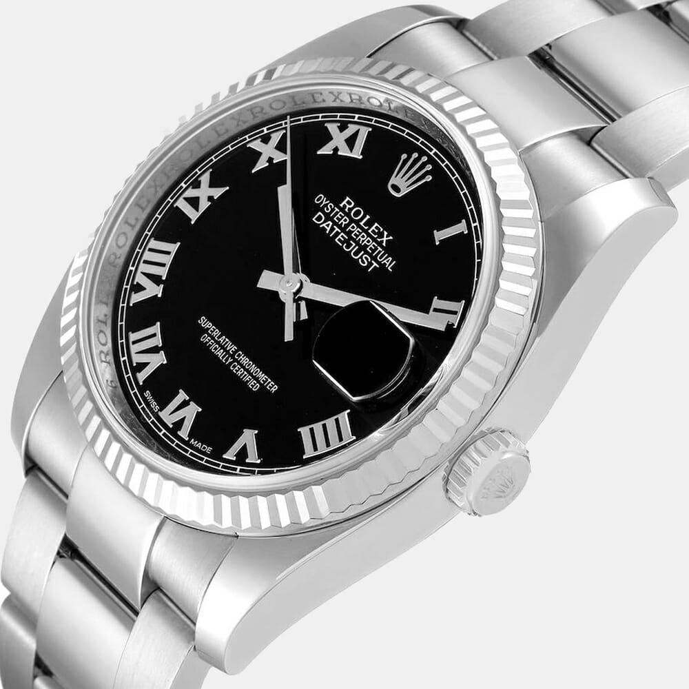Rolex Datejust 116234 Men's Wristwatch, 36mm, 18k Gold & Steel.