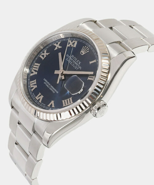Rolex Blue Steel Automatic Datejust 36mm Men's Watch