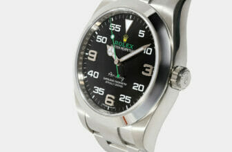 Rolex Black Air-King 40mm Automatic Wristwatch