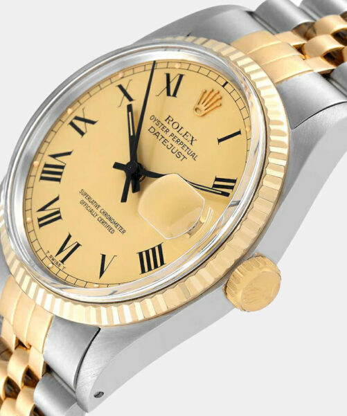 Rolex Gold & Steel Datejust 16013 Men's Watch - 36mm