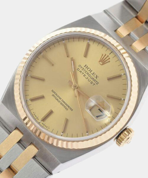 Rolex Oysterquartz Datejust Men's Wristwatch 36mm