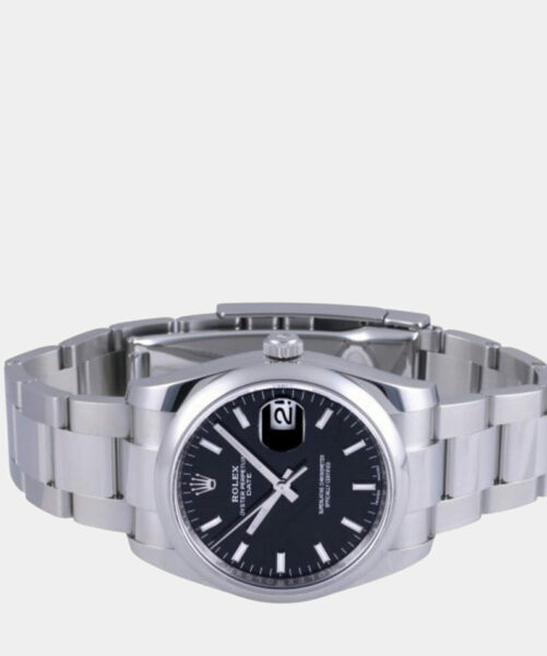 Black Rolex Oyster Date 115200 Men's Watch 34mm