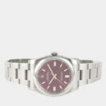 Purple Rolex Stainless Steel Men's Wristwatch