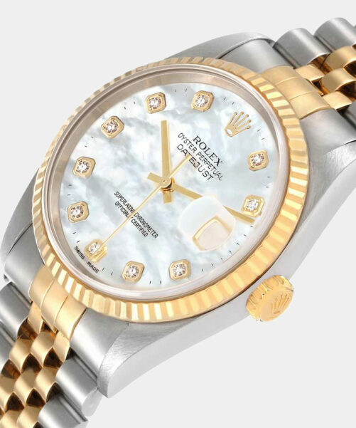 Rolex Diamond Datejust 16233 Men's Watch