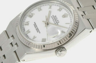 Rolex 18k SS Datejust Oysterquartz 17014 Men's Watch
