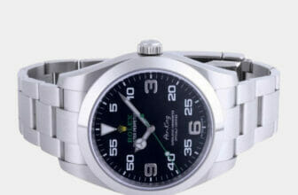 Rolex Black Air-King 40mm Automatic Wristwatch