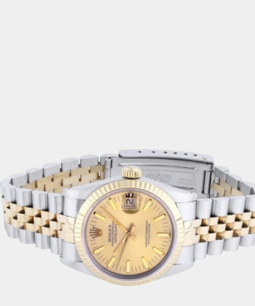 Rolex 18k Gold & Steel Datejust 68273 Men's Watch