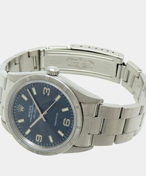 Blue Rolex Air-King 14010 Men's Watch (34 mm)