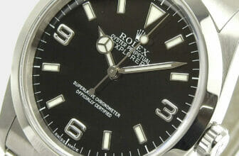 ساعة رولكس إكسبلورر 114270 36 ملم للرجال من الفولاذ الأسود
