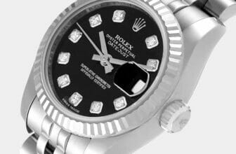 Rolex Black Diamond Datejust 179174 Women's Watch