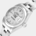 Rolex Silver Oyster Perpetual Date 79160 Women's Watch 26mm