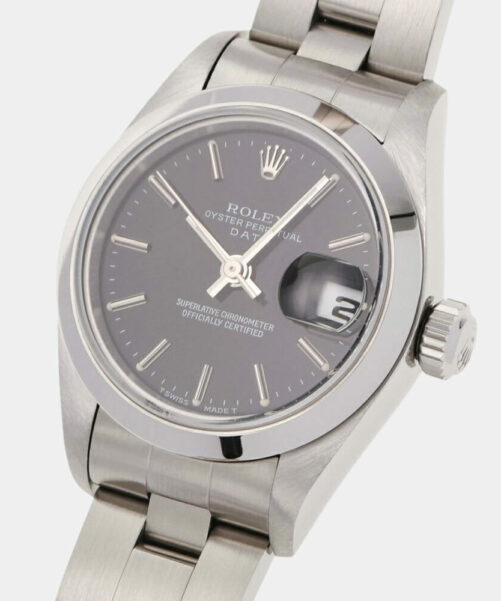 Black Rolex Oyster Date 69160 Women's Watch