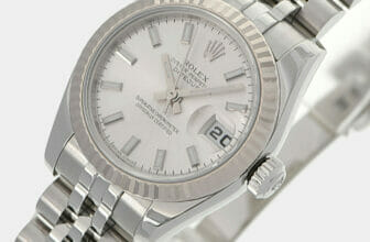 Rolex White Gold & Stainless Datejust 179174 Women's Watch