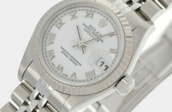 Rolex White SS Datejust 79174 Women's Watch 26mm