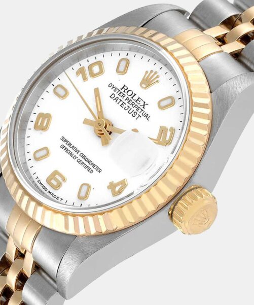 Rolex 18k Yellow Gold Datejust 69173 Women's Watch