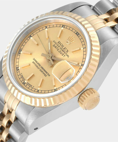 Champagne Datejust 69173 Women's Wristwatch