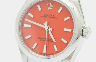 Red Rolex Women's Wristwatch 31mm Oyster Perpetual