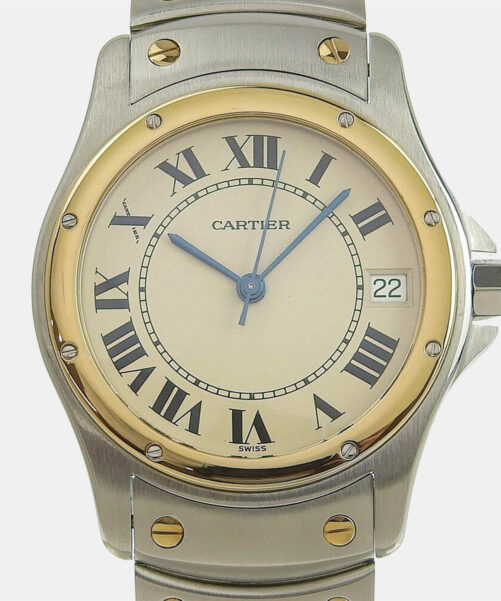 luxury men cartier used watches p776947 007