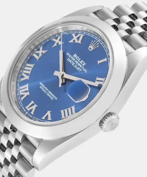 Rolex Datejust 126300 Blue Stainless Steel Watch