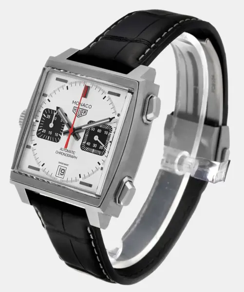 Tag Heuer Monaco Caliber 11 CAW218B Silver Titanium Watch