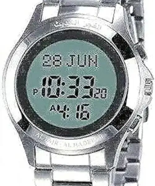 Al Fajr Stainless Steel Men's Digital Casual Watch