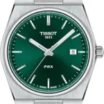 تيسوت PRX كوارتز ستانلس ستيل مينا رمادية (T1374101109100)