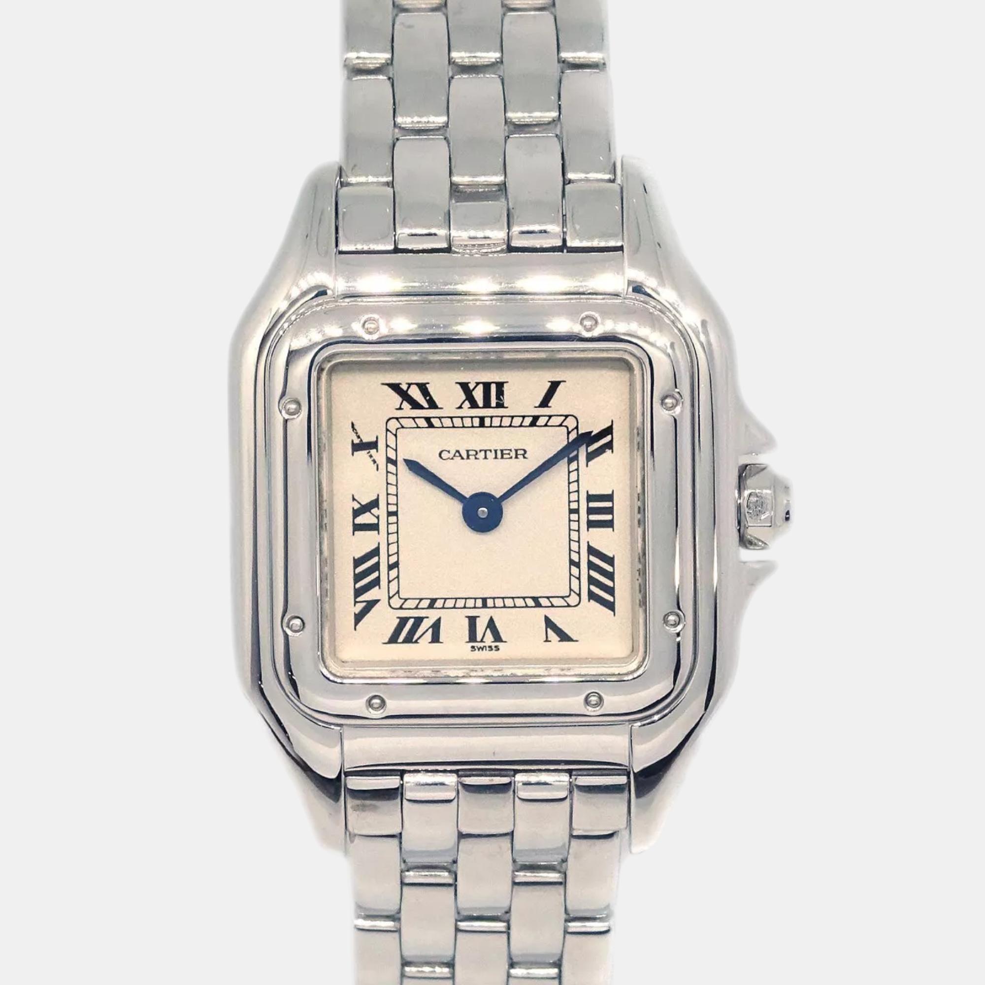 Cartier Panthère Watch | Small Model | 18k White Gold | W25016F3