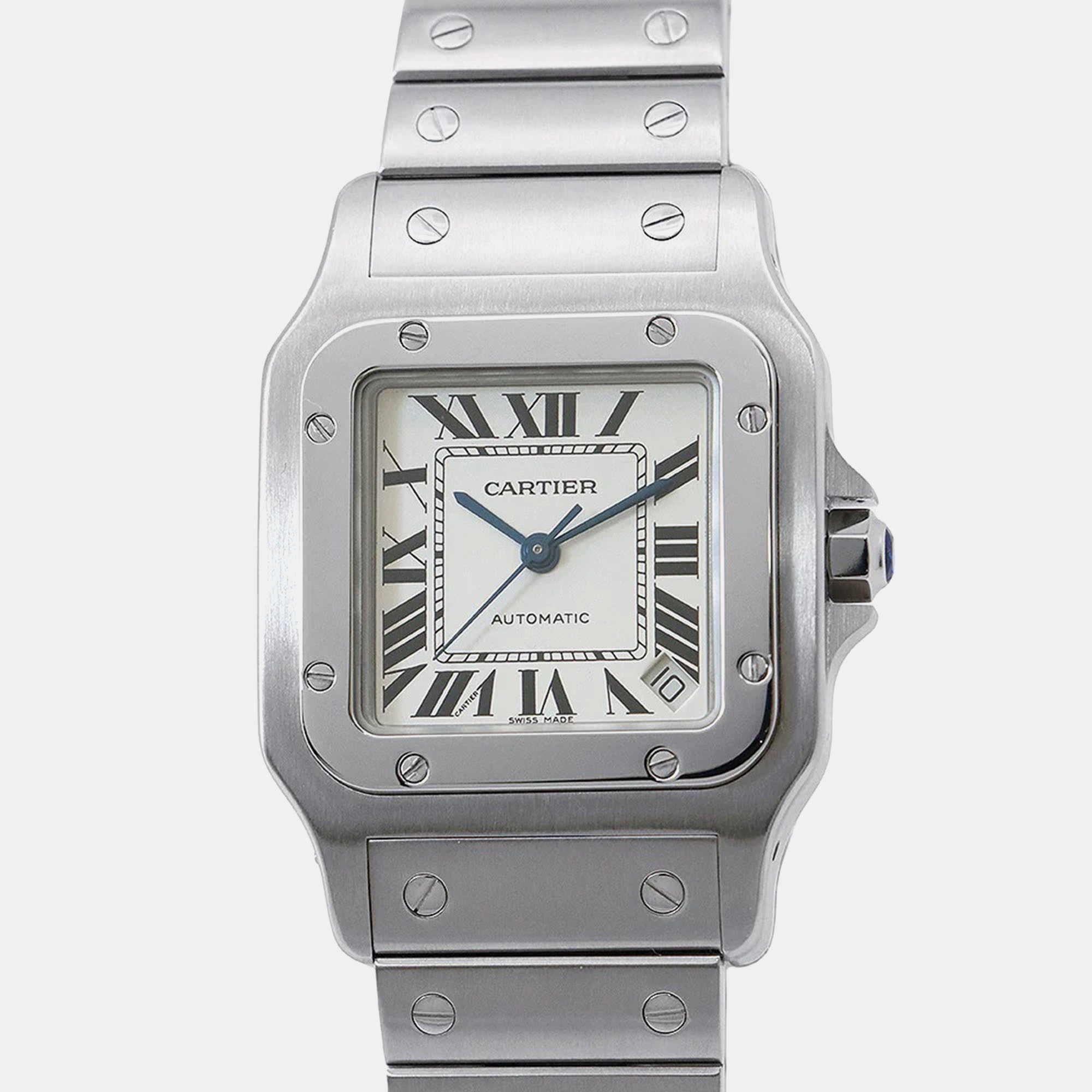 Cartier Santos Galbee | Stainless Steel | 32mm | White | Automatic | W20098D6