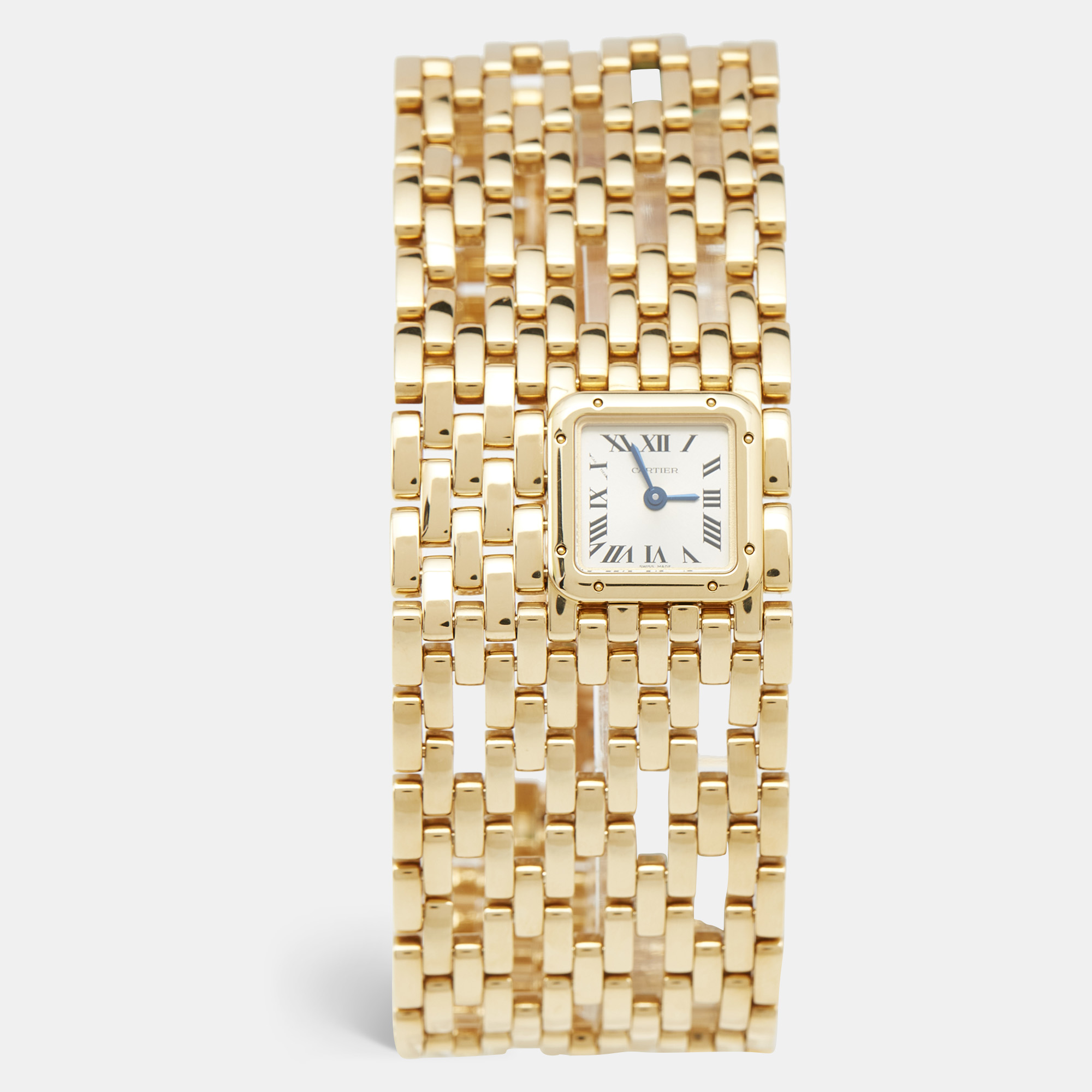 Cartier Panthère | Silver & 18k Yellow Gold | 31 mm | Cuff | WGPN0018