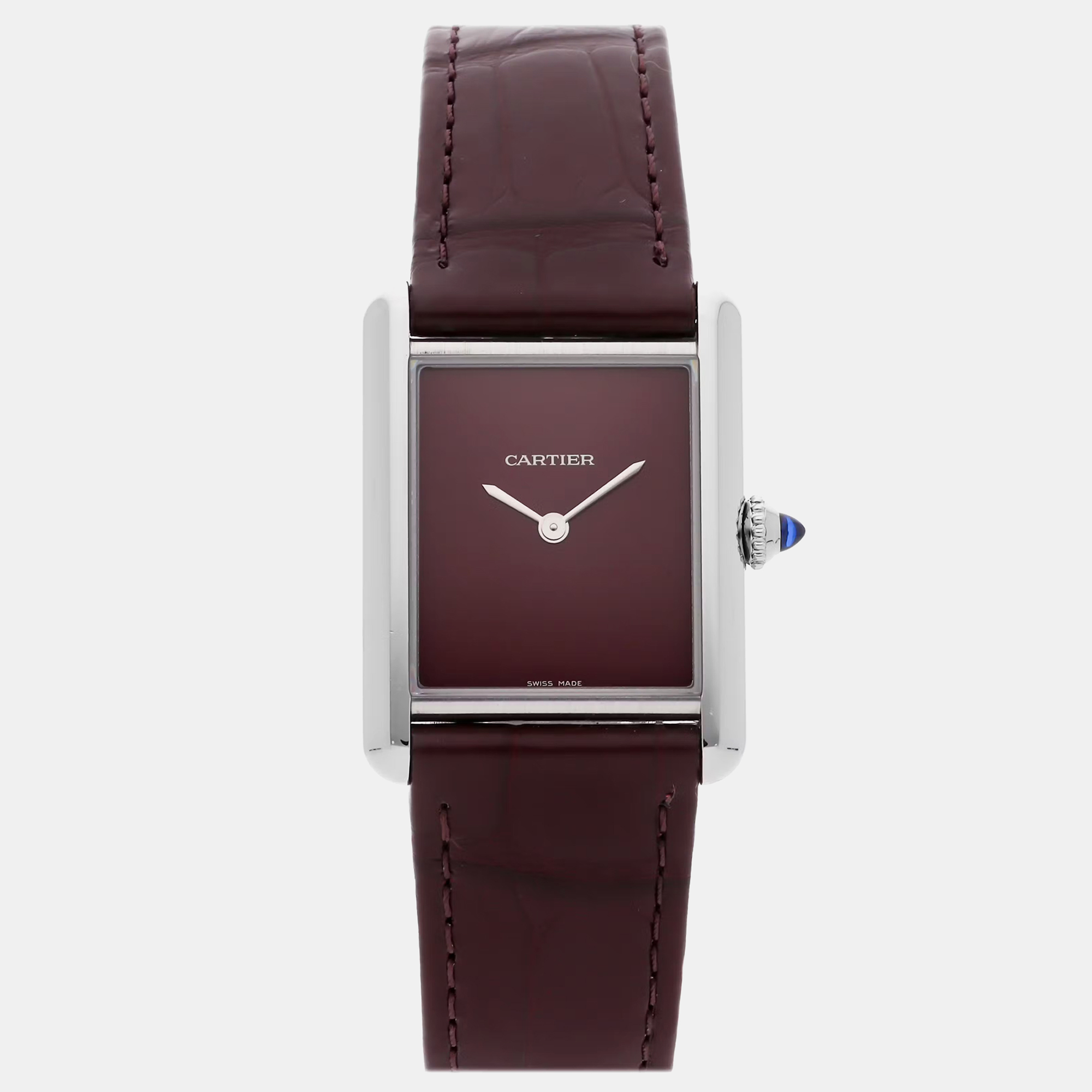 Cartier Tank Must | Steel | Large Model | Red Lacquer Dial | WSTA0054