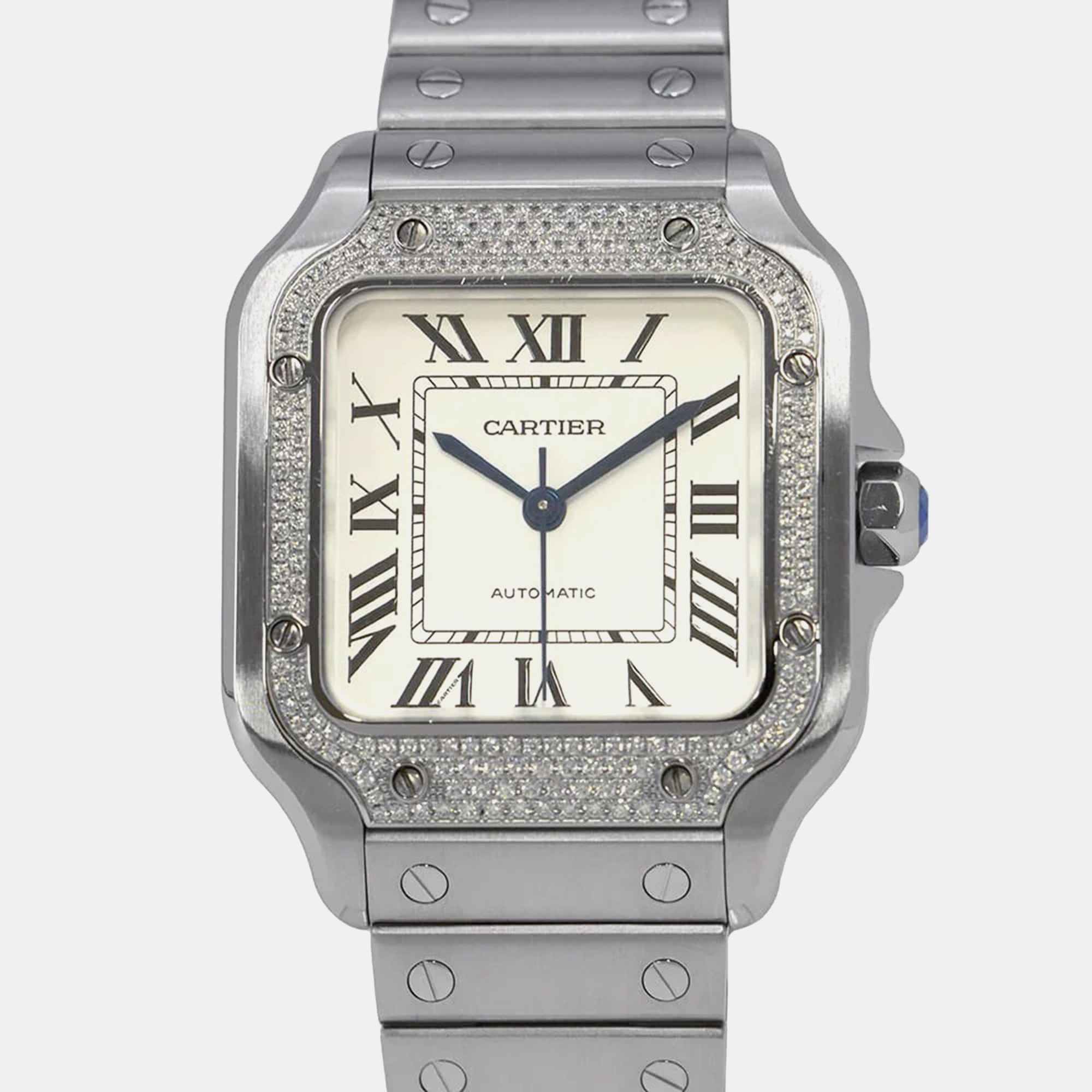 Cartier Santos de Cartier | Steel 35mm | Diamond Bezel | W4SA0005