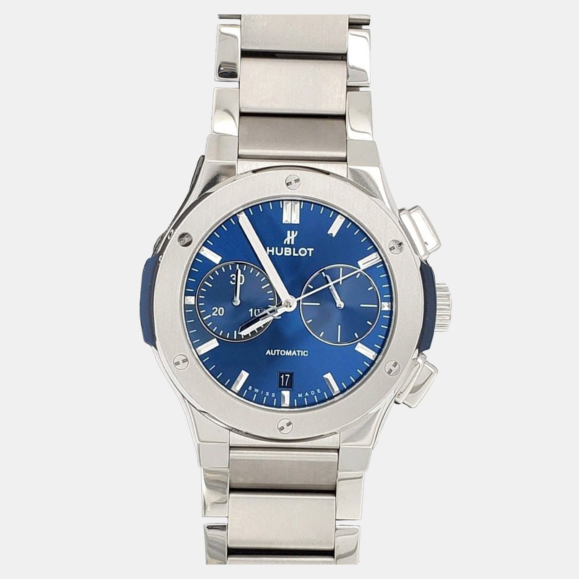 Hublot Classic Fusion Chronograph | Titanium 45mm | Blue Dial | 520.NX.7170.NX