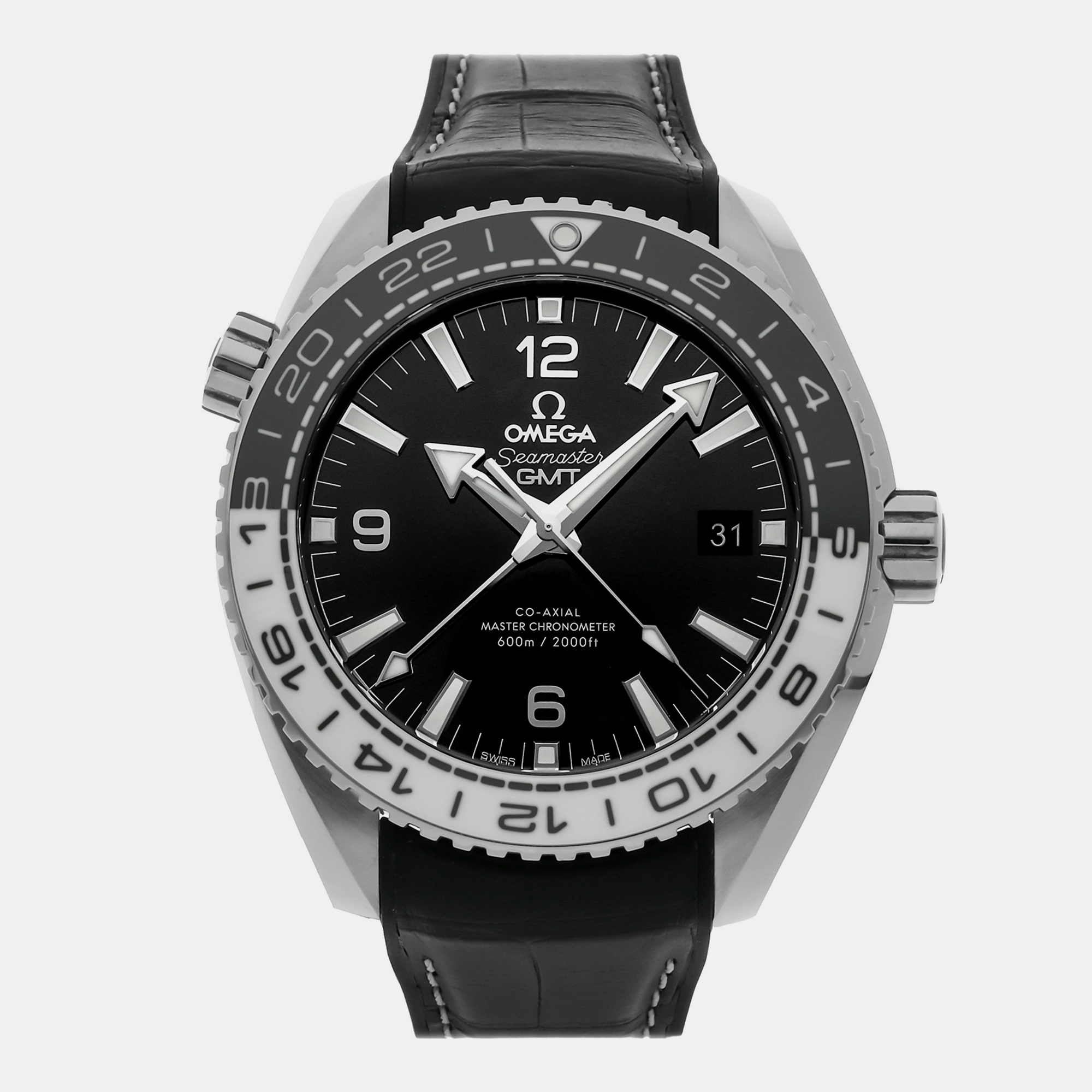 Omega Seamaster Planet Ocean 600M GMT | 43mm Steel | Black Dial