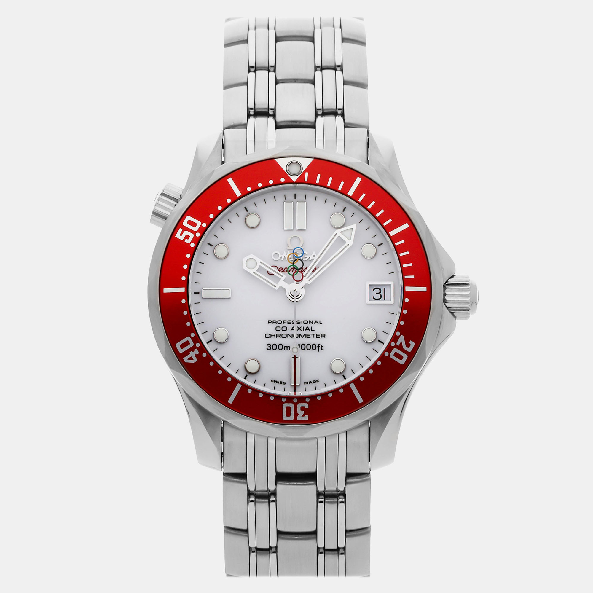 Omega Seamaster Diver 300M | 212.30.36.20.04.001 | Olympic Vancouver 2010 LE | SS White Dial