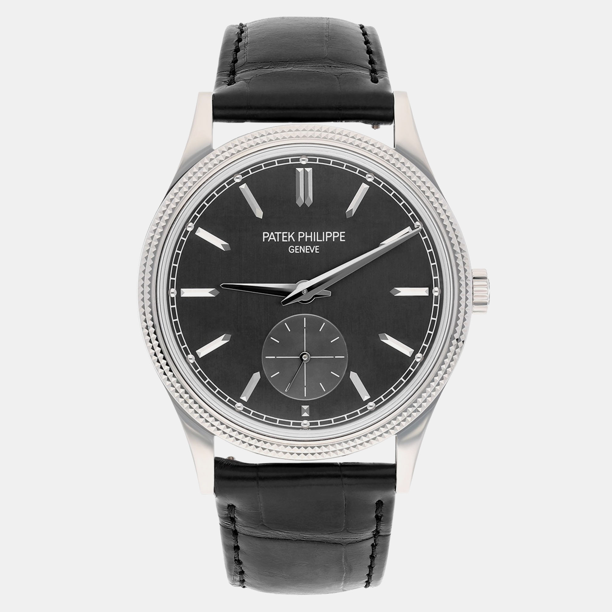 Patek Philippe Calatrava 6119G-001 | Manual-wind | 18k WG | Black Dial