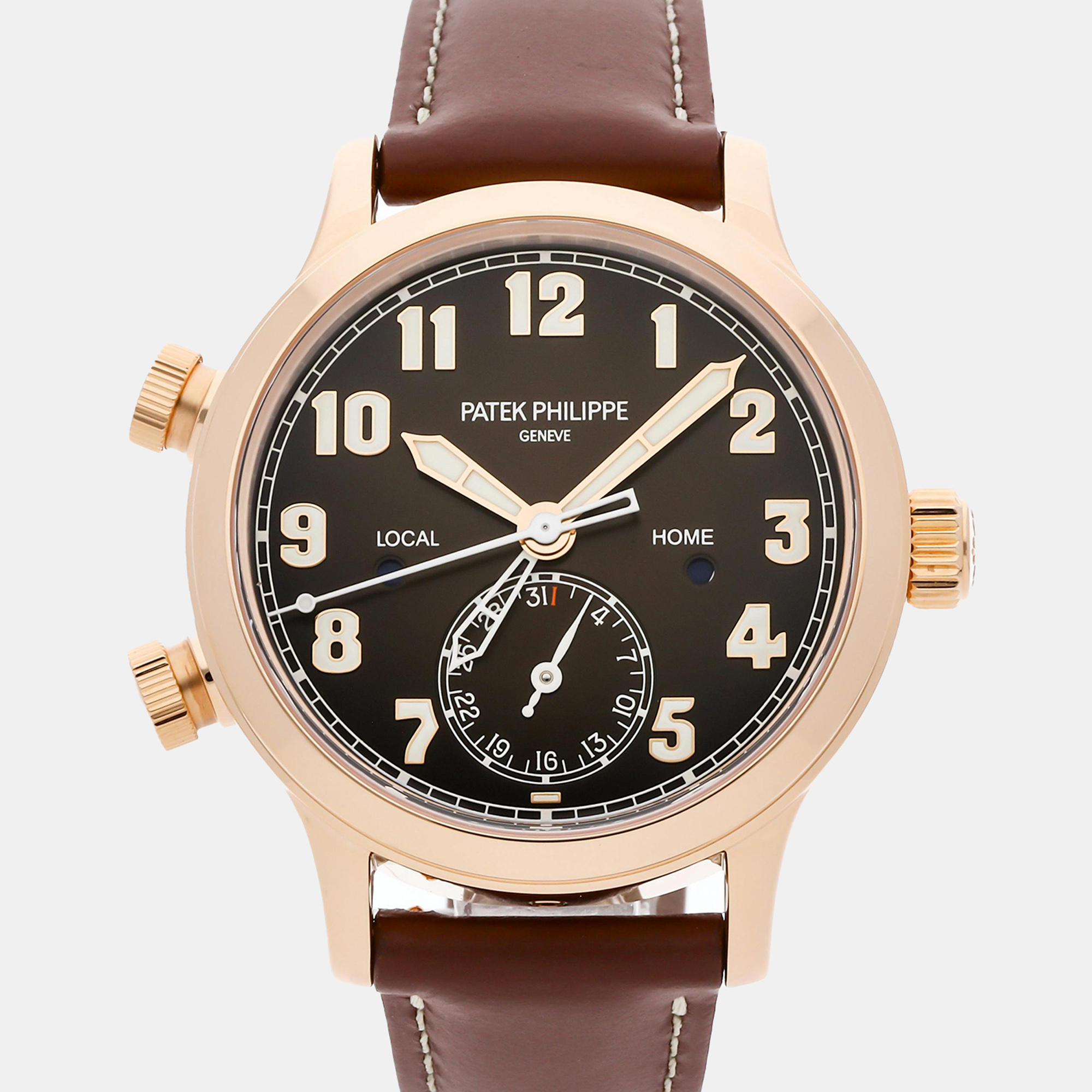 Patek Philippe Calatrava 7234R-001 | Pilot | 18k Rose Gold | Black Dial