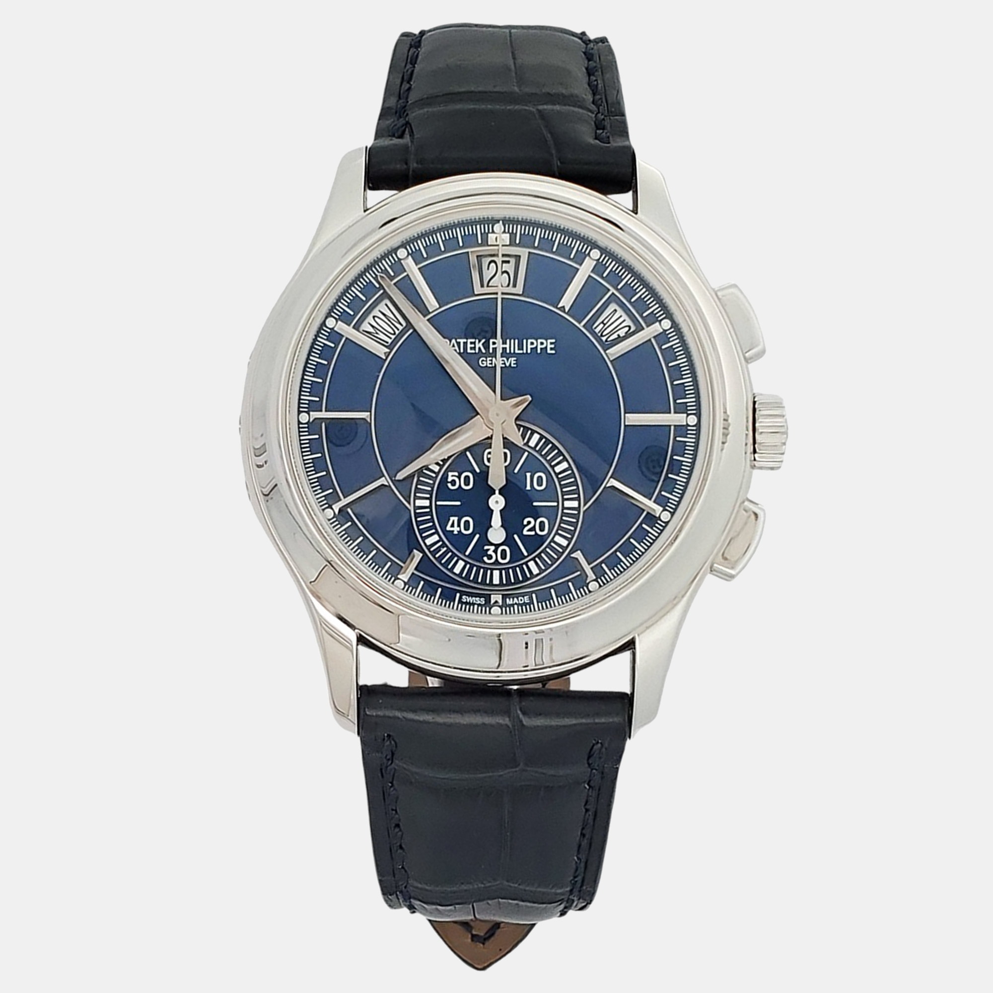 Patek Philippe Annual Calendar 5905P | Chronograph | Platinum | Blue Dial