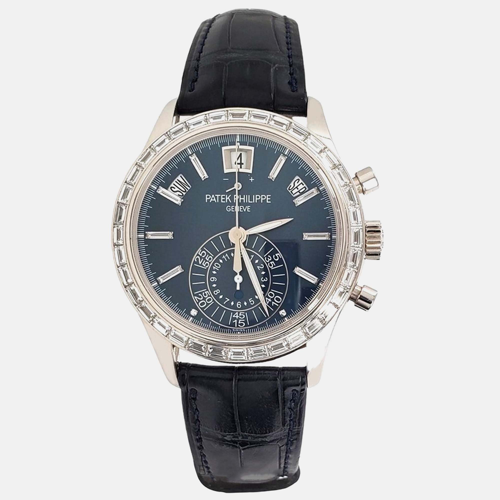 Patek Philippe Complications 5961P Auto | Platinum | Blue Diamond