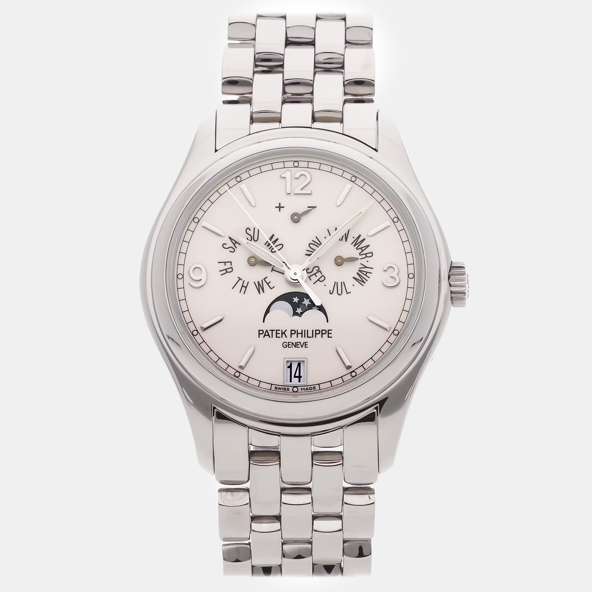 Patek Philippe Annual Calendar Moonphase 5146/1G-001 | White Gold | Cream Dial