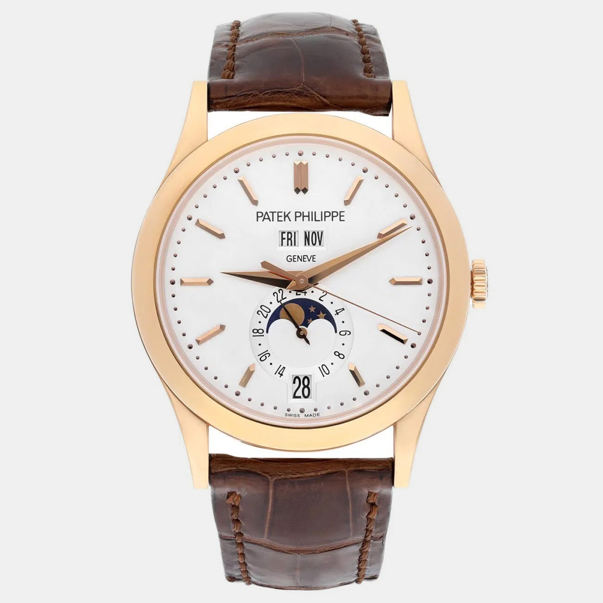 Patek Philippe Annual Calendar Moonphase 5396R-011 | 18k RG | Silver