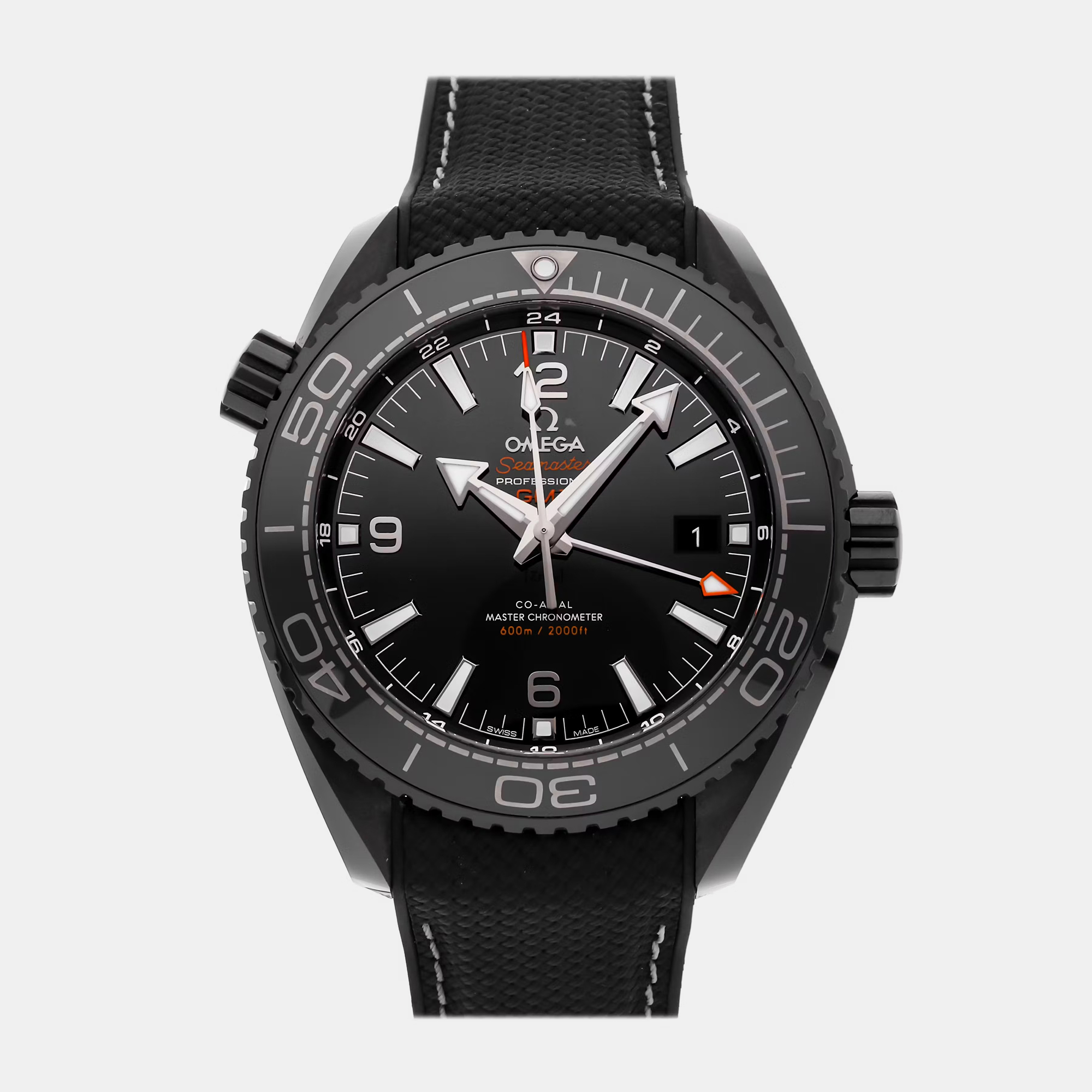 Omega Seamaster Planet Ocean 600M GMT | 215.92.46.22.01.001 | Deep Black Ceramic | 45mm