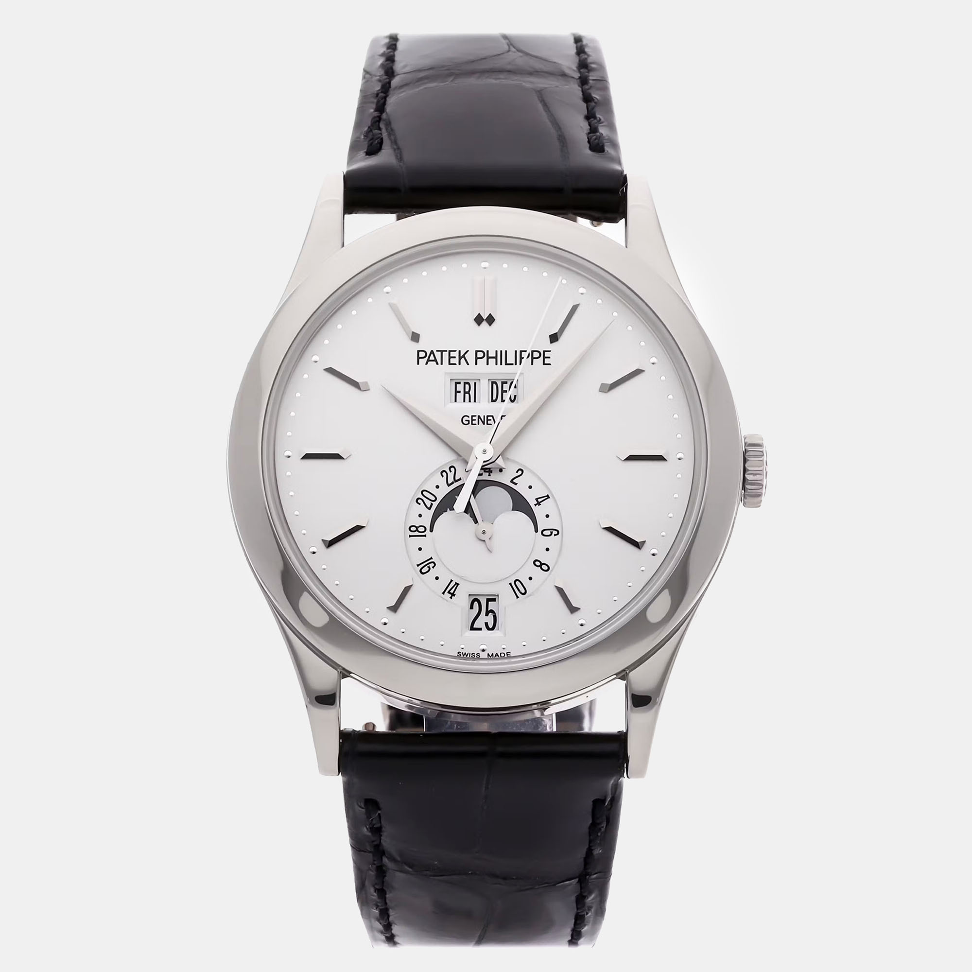Patek Philippe Annual Calendar Moon Phases 5396G-011 | WG Silver
